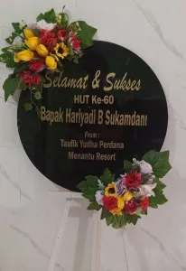 Papan Akrilik Ucapan Ulang Tahun Karet